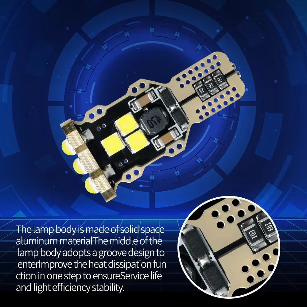 2 шт. Canbus без ошибок T15 W16W светодиодная лампа заднего хода 3030 9SMD автосигнальная