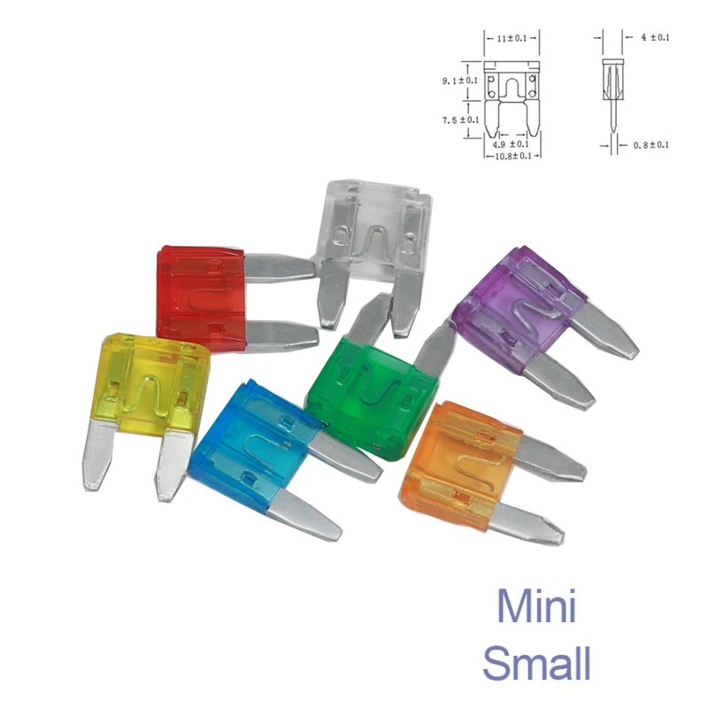 【50-10 шт.】предохранители 32 В Micro2 Mini Small Medium Автомобильный предохранитель 1A 2A 3A 5A 7.5A