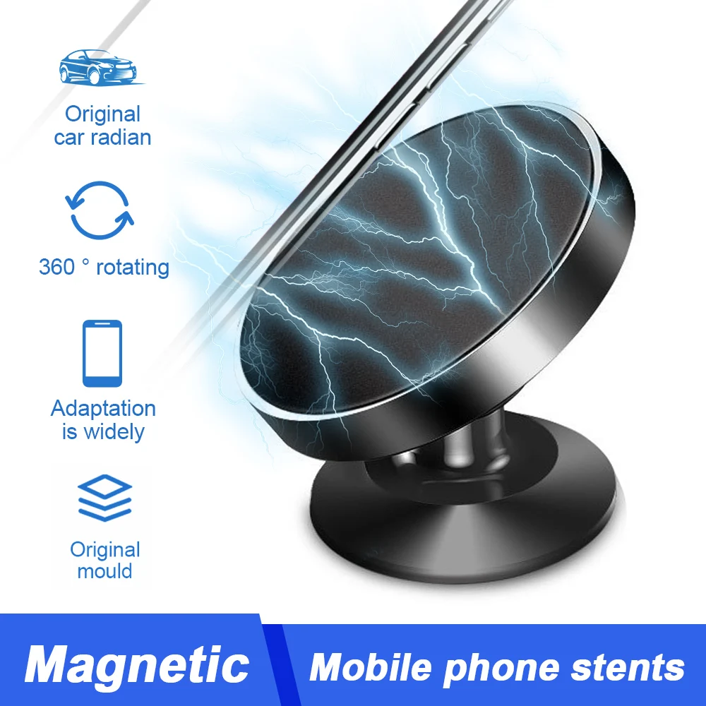

Magnetic Car Phone Holder For IPhone Android Universal Strong Magnet Mount GPS Bracket Auto Dashboard Mini Mobile Phone Stand