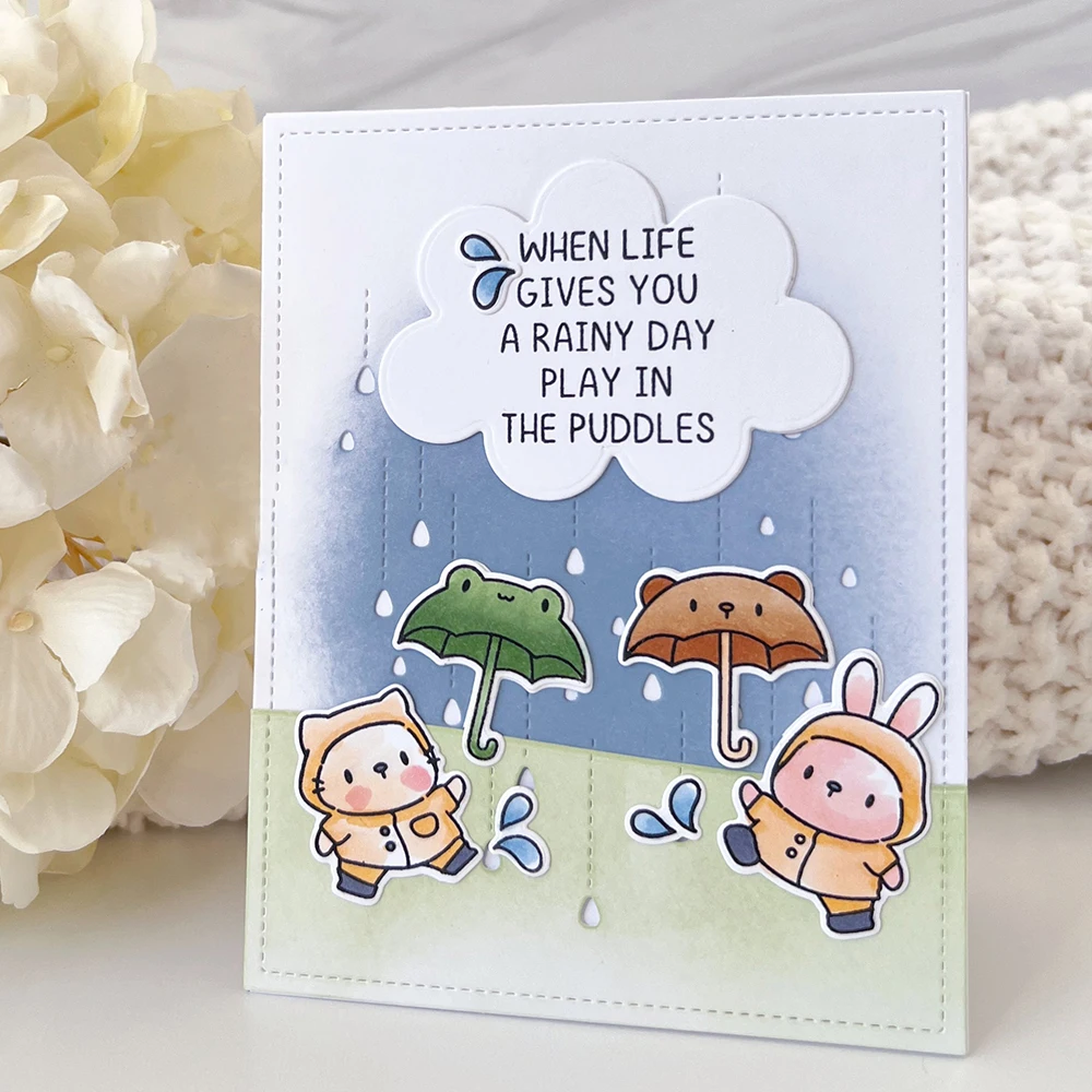 Металлические штампы для изготовления карточных альбомов: Цветочное облако