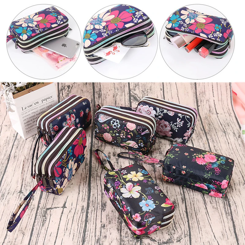 

Printing Style Mobile Phone Coin Purse High Quality Female Multi-function Wallet Fashion Long Wallet Designed Oxford Cloth Purse