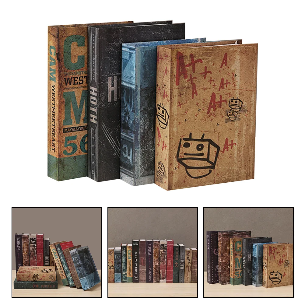

4 шт., декоративные книжные полки