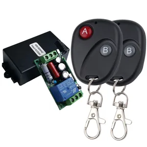 Беспроводной Радиочастотный выключатель для лампы, светодиодный выключатель, 1 приемник, 2 передатчика, 220 с дистанционным включением и выключением, 315433 в