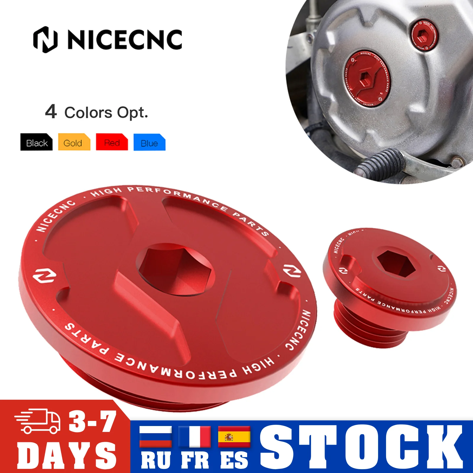 Комплект колпачков для крышки двигателя NICECNC ATV для YAMAHA Raptor 700 2006-2023 700R YFZ450R 2014-2023 YXZ1000R Kodiak Rhino Viking 700