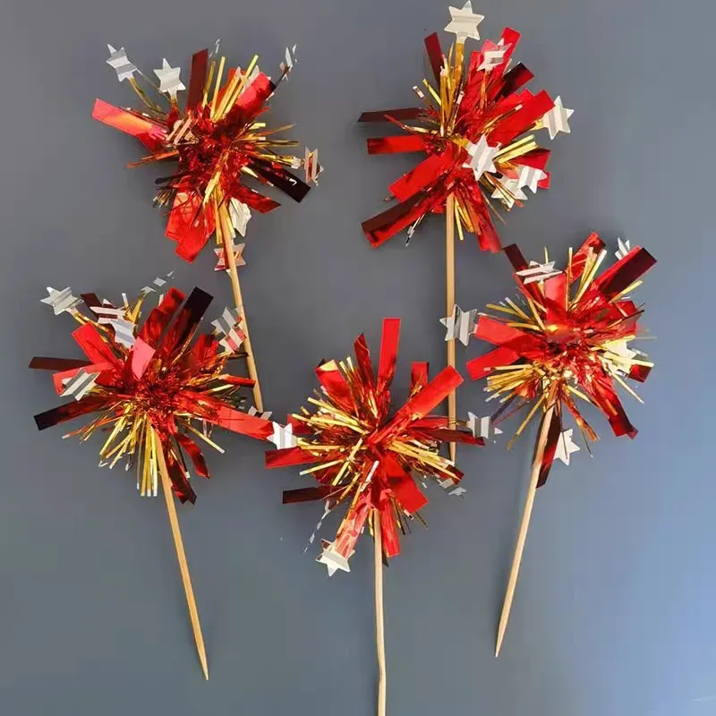 

Набор блестящих топперов для торта 5 шт.