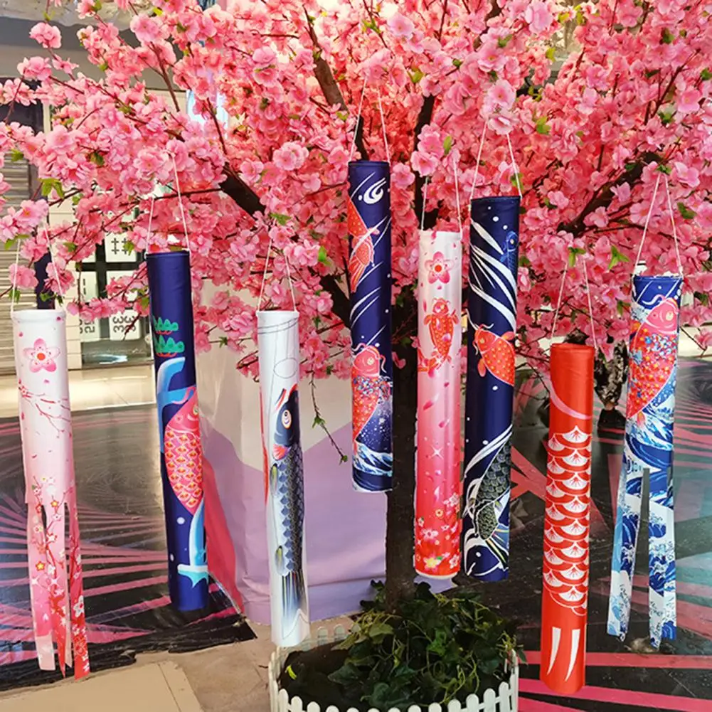 

Hanging Windsock Excellent Eye-catching Exquisite Pattern Party Favor Hanging Ornament Windsock Flag