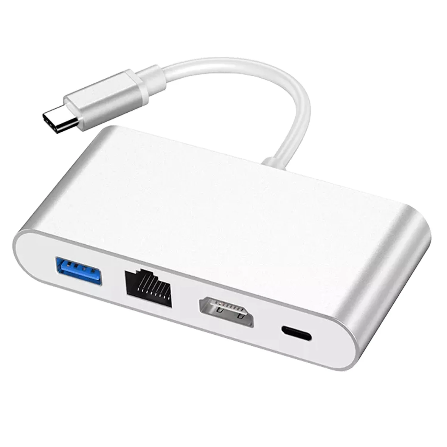 

Адаптер Lightning/Rj45, 4 в 1, USB