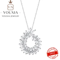 Hot Selling Own Brand DIY925 Sterling Silver European and American Rice Ears Full Diamonds Design Party Banquet Ladie Jewelry