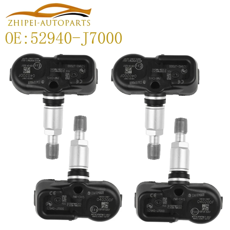 52940-J7000 TPMS датчик давления в шинах автомобиля 433 МГц 52940J7000 PMV-CH15 PMVCH15 для Kia Ceed продолжить Xceed Forte K3