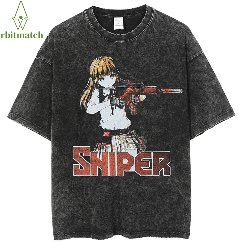 

Футболка мужская оверсайз с принтом аниме, 100% хлопок, 2022