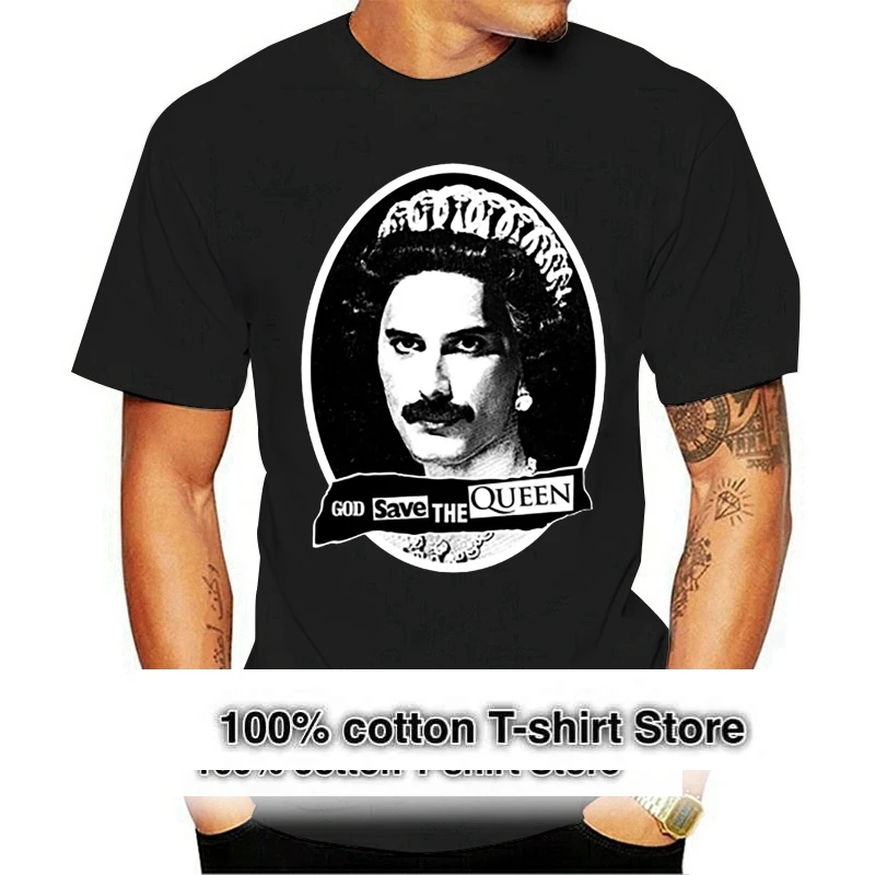 

God Save The Queen S Band American Popular Tagless Tee T shirtknitted Comfortable Fabric Men Women Cartoon Casual Short