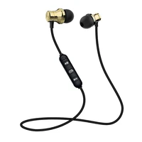 wireless earphone magnet neck hanging earphone sport handsfree earbuds in ear stereo bass earbuds noise reduction headphones