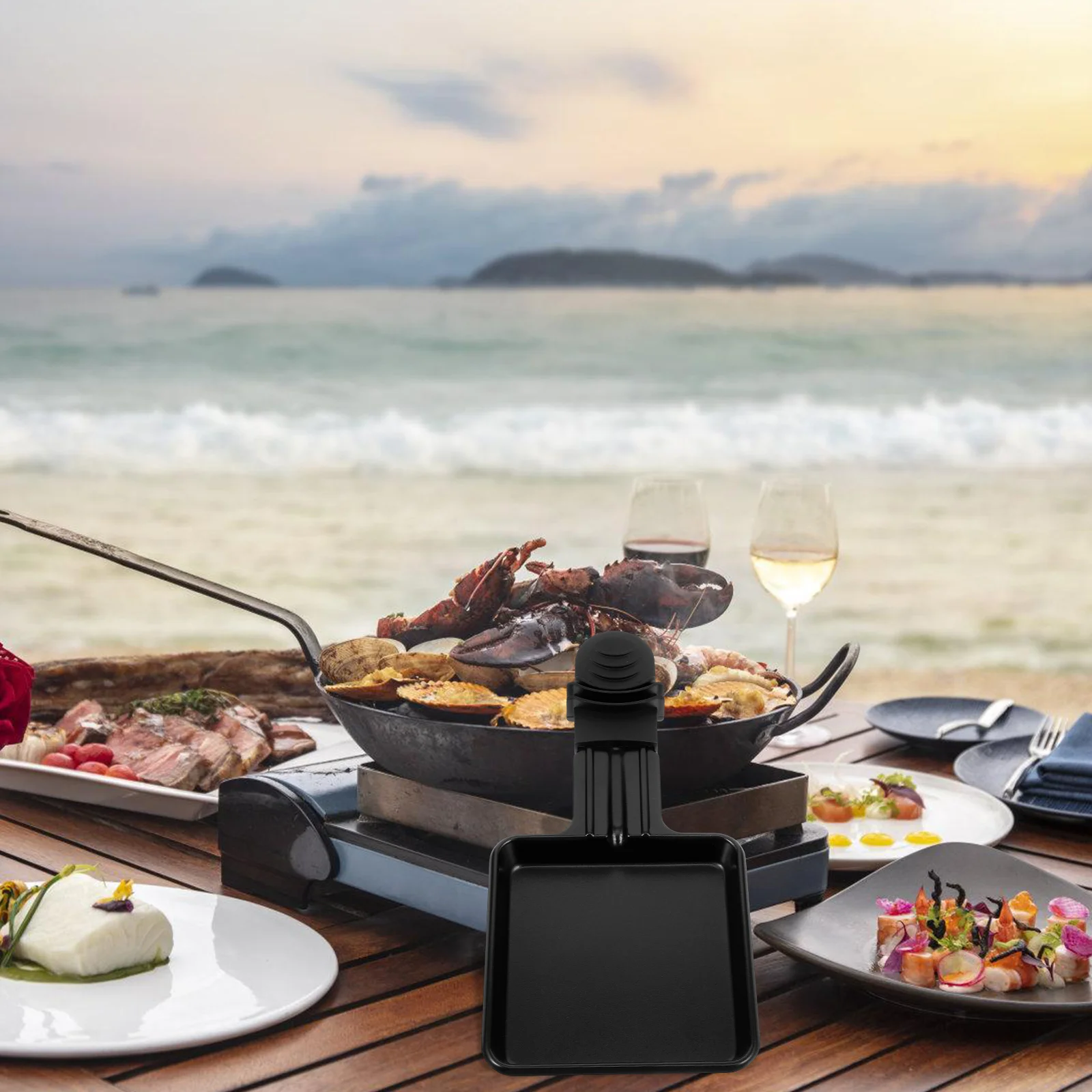 4 шт. хлебная духовка электрический гриль сковорода квадратная бытовая