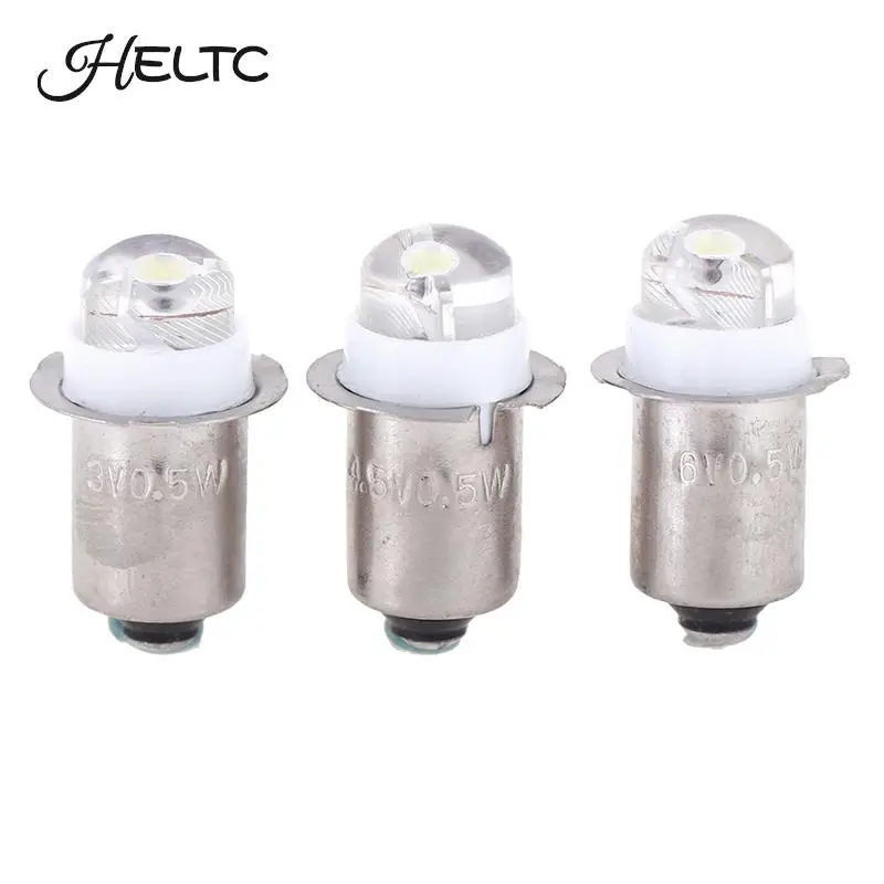 

P13.5S PR2 PR3 LED Miniature Lamp 0.5W DC 3V 4.5V 6V 1SMD For Flashlight Replacement Bulb Torches Work Light