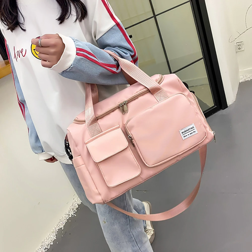 Large-capacity Fitness Bag Dry And Wet Separation Waterproof Sports Yoga Shoulder Handbag Short-distance Travel Bag 2022 New