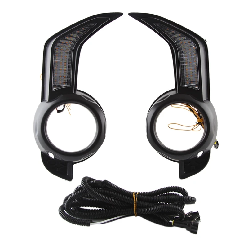 

NEW-LED Daytime Running Light For Toyota 4Runner 2014-2021 Turn Signal Light Car Accessorie 12V