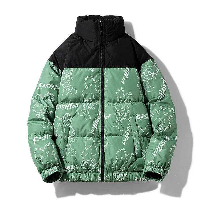 Men's Down Jacket Winter Thickening Autumn And Winter Coat Men's Couple Bread Clothes