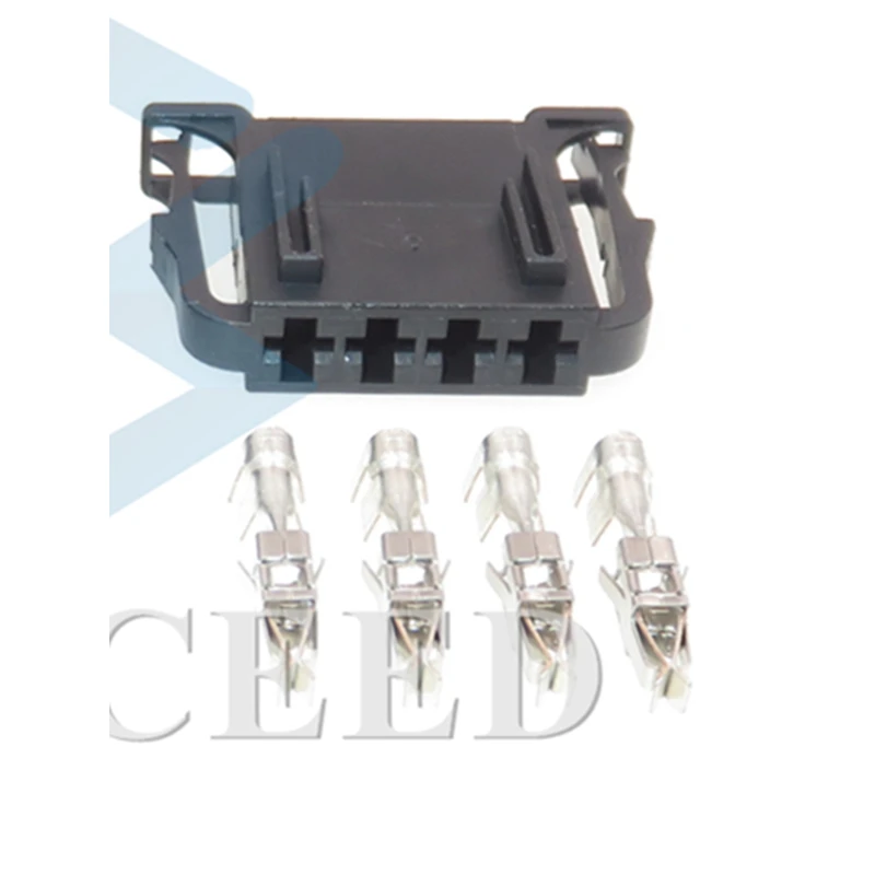 

2 комплекта 4 контакта 4D0972704 191972714 Автомобильный Дверной клаксон гнездо в сборе переменного тока автомобильный тормоз фотоэлемент соединения 4D0 972 704 для VW Audi