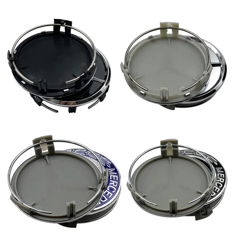 Колпачок ступицы логотипа центра колеса для Mercedes Benz C207 C218 A207 C117 CLA CLS E Class W212 S212 X166 W176 W205 W246, 4 шт., 75 мм