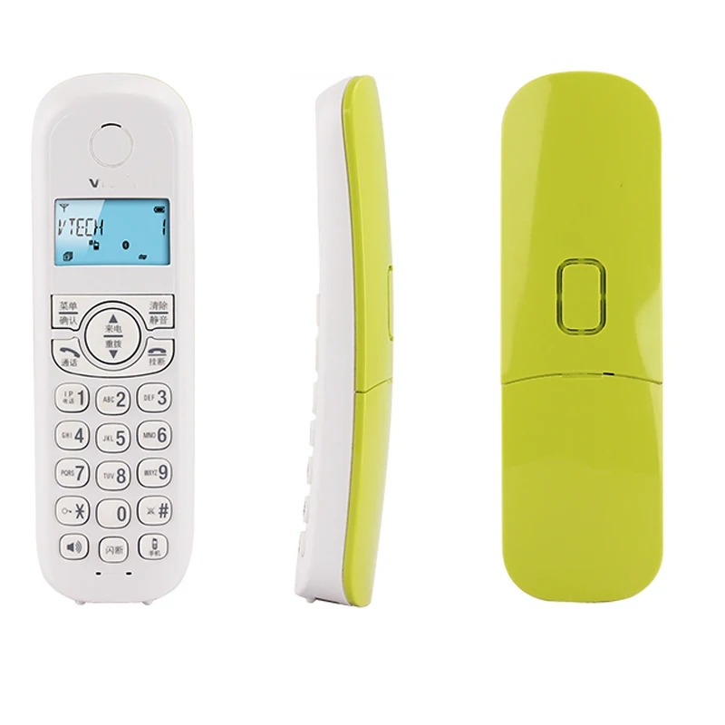 2 4ghz dect6 0 bluethooth cordless phone home office bluetooth wireless landline telephone with one two handsets free global shipping