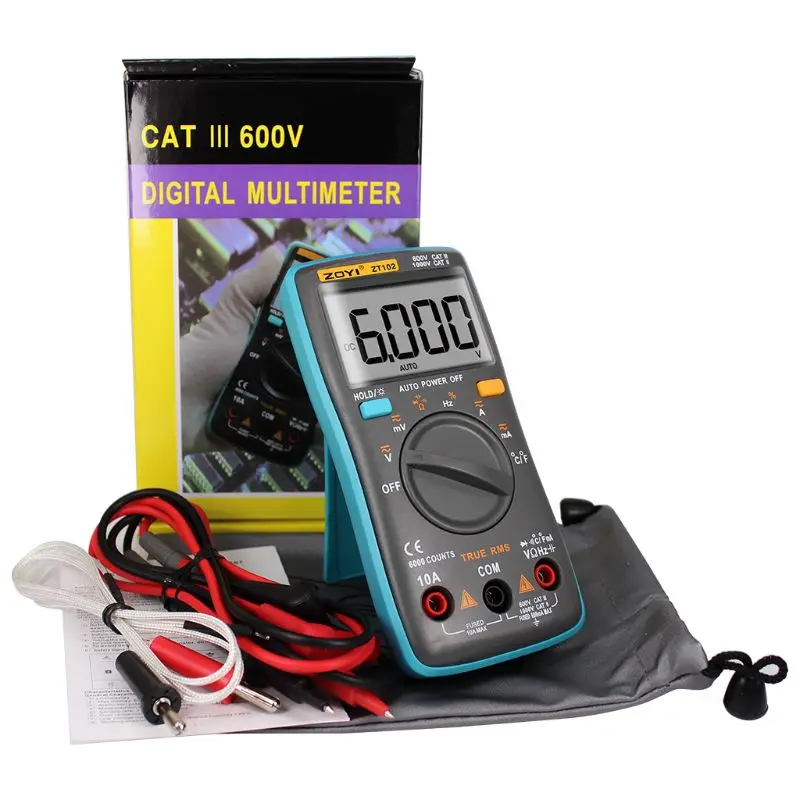 

Digital Multimeter Portable for Dc Voltmeter Ohm Amp Test Meter and Continuity Test Diode Tester for HOM