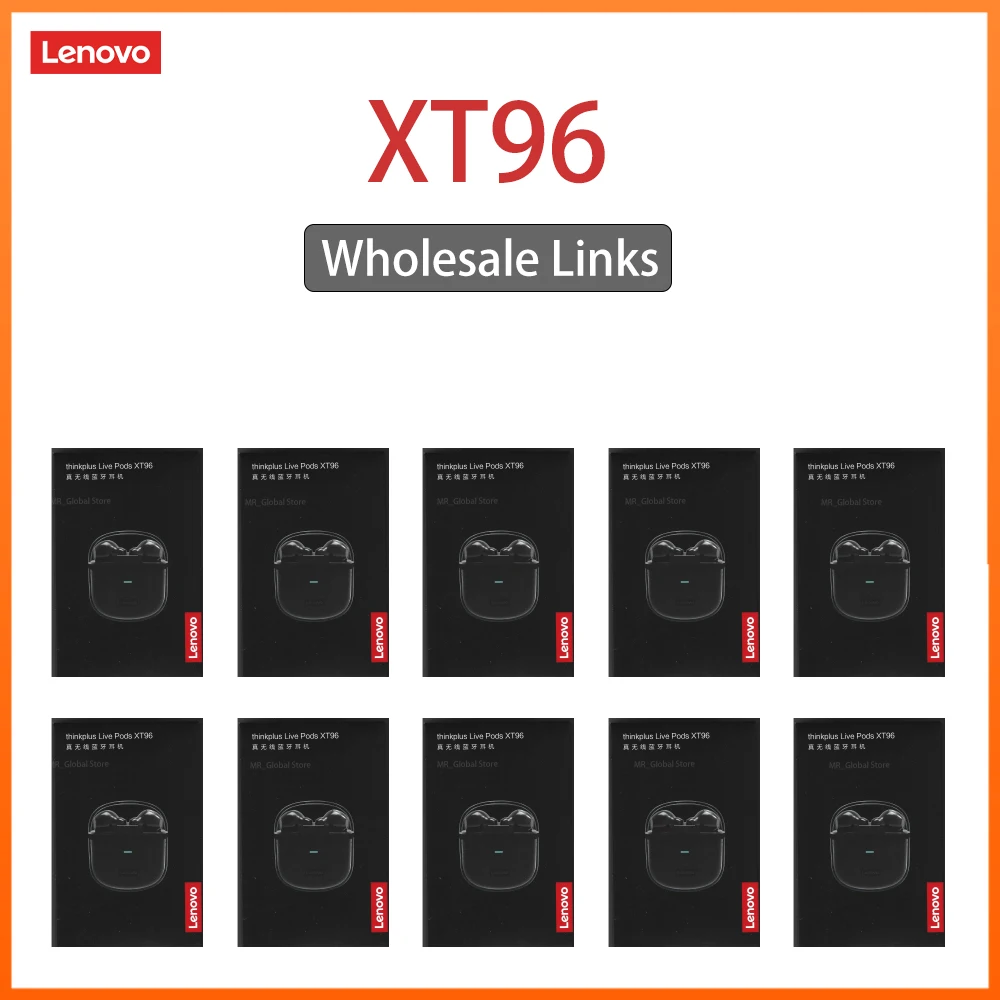 Оригинальная Bluetooth-гарнитура Lenovo XT96 5 шт. 10 0 погружение в звук высокая точность TWS