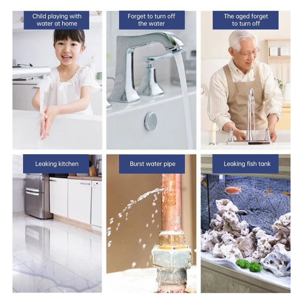 Датчик погружения в воду Tuya Zigbee 3 0 с дистанционным управлением через приложение