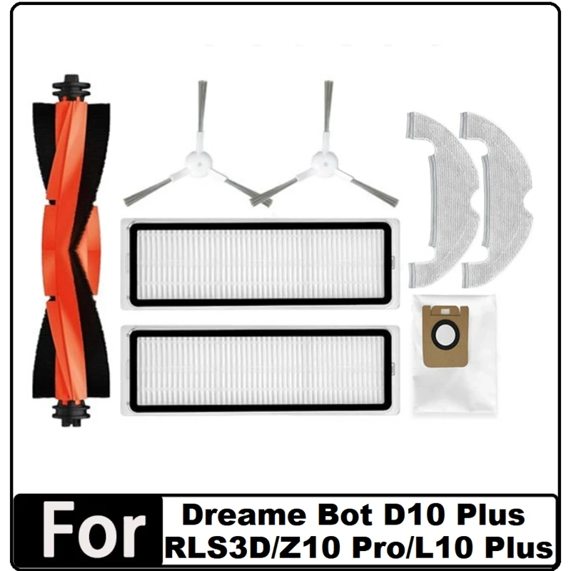 8 шт. запасные части для робота-пылесоса Dreame Bot D10 Plus RLS3D Z10 Pro L10