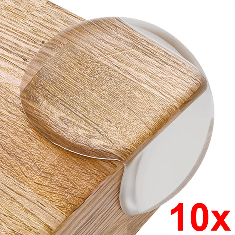 10Pcs Child Baby Safety Silicone Protector Kids Table Corner Edge Protection Cover Children Anticollision Edge Protective Guards