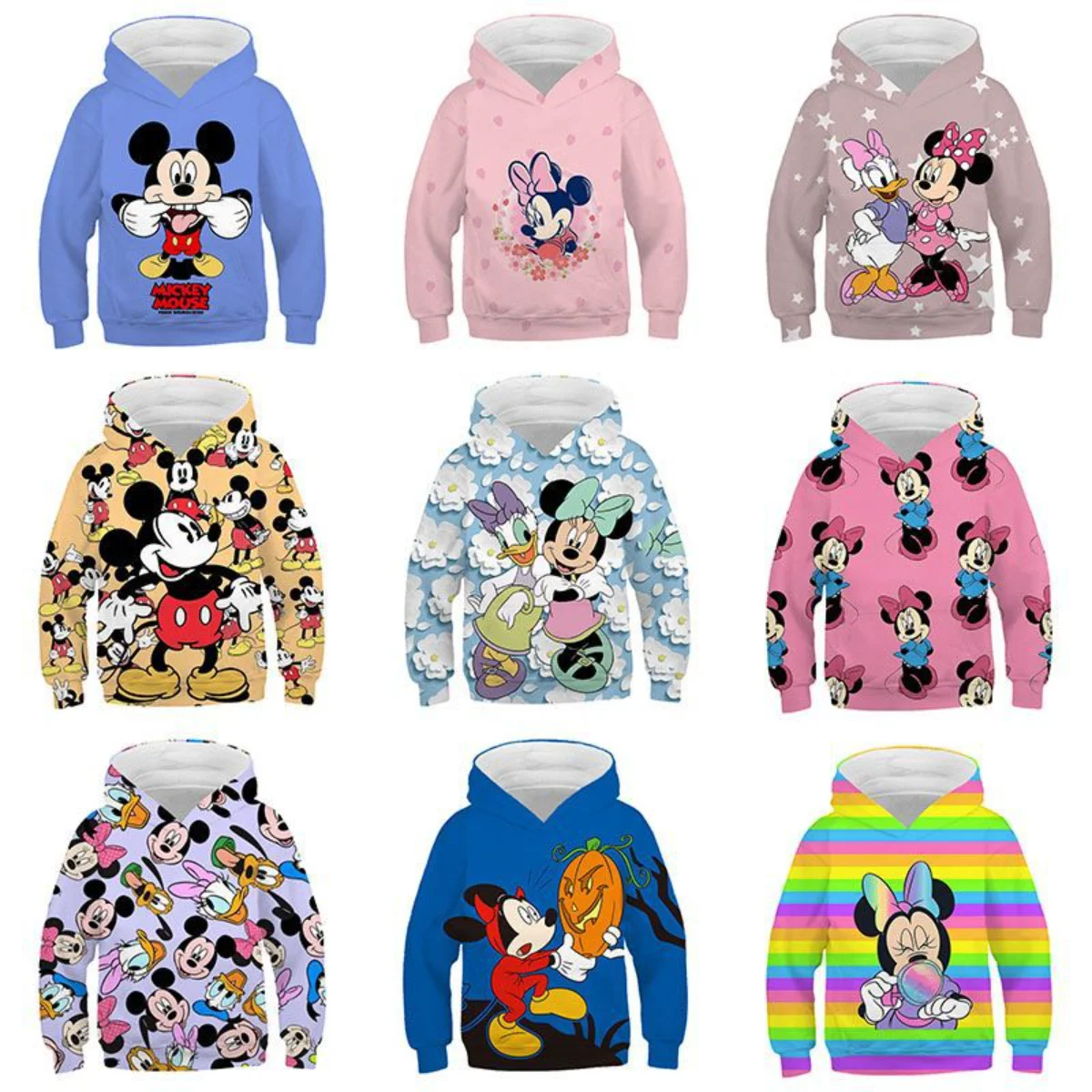 

2023 Men'S DIY Round Neck 3D Digital Printing Rugby Hooded Pullover Casual Wear Couple Fashion Coat Bottoming Clothes Sweater