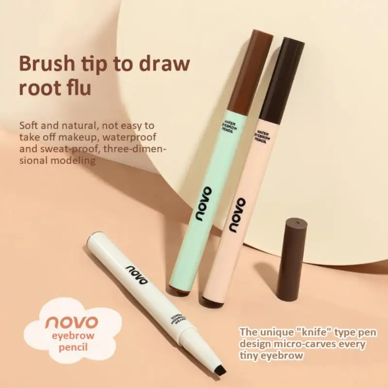 

Liquid Eyebrow Pen 3 Colors Brow Pencil Dark Brown Microblading Eyebrow Pencil Waterproof Eyebrow Tattoo Pen Cosmetic Makeup