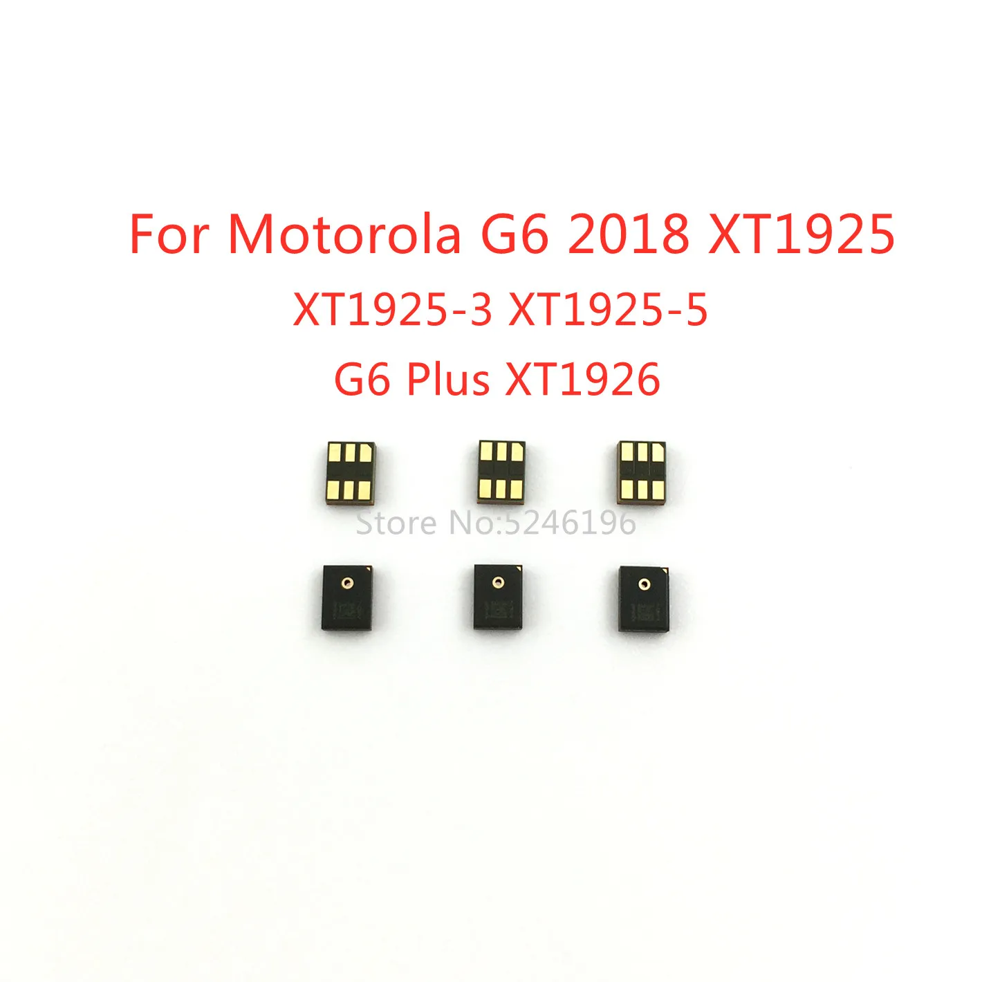 10-100 шт. микрофон Внутренний микрофон приемник Динамик для Motorola Moto 1S G6 Plus 2018 G6Plus XT1926 XT1925 XT1925-3 XT1925-5