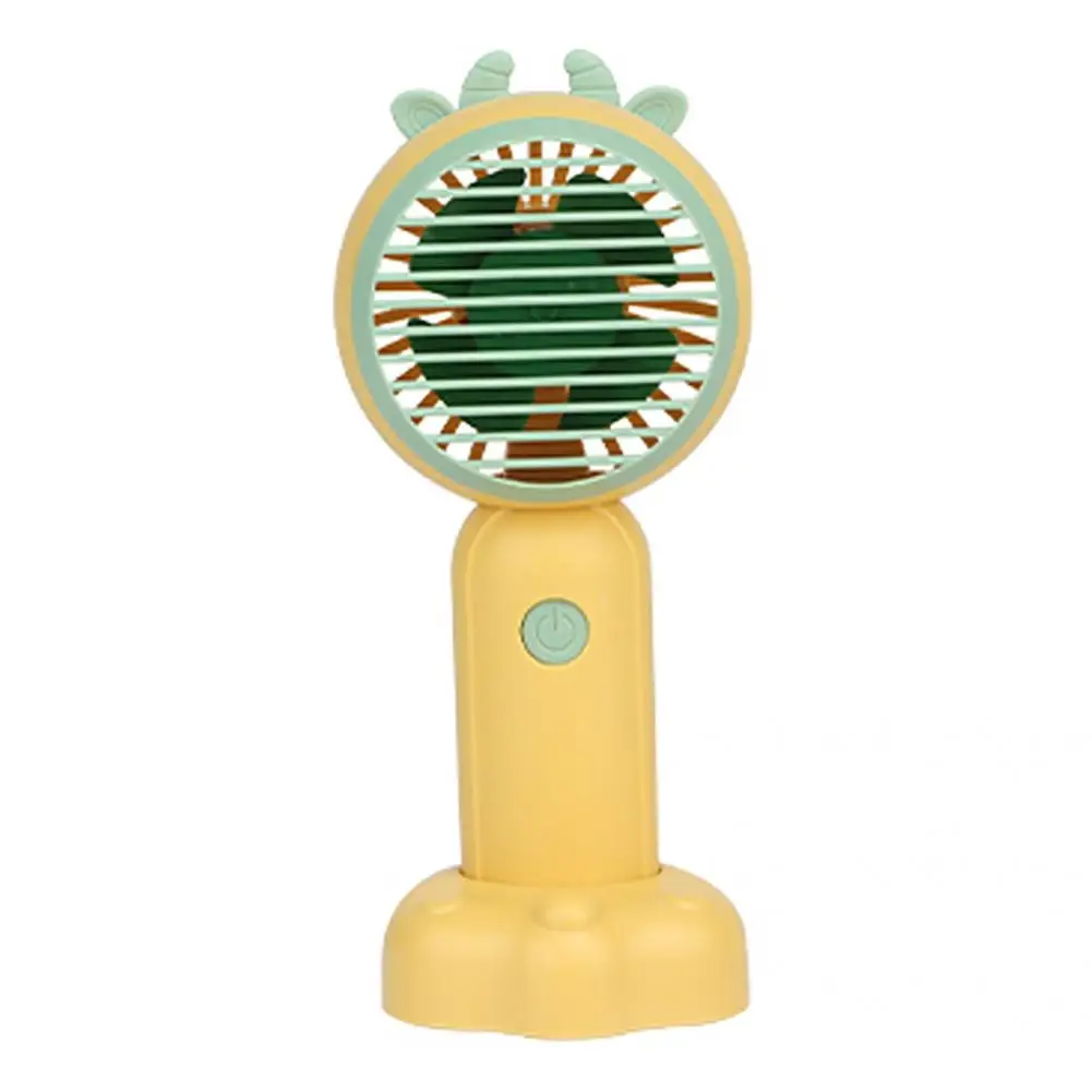 

High-quality Mini Fan Multi-purpose Detachable Base Personal Fan Cartoon Cattle Shape Mini Handheld USB Charging Fan