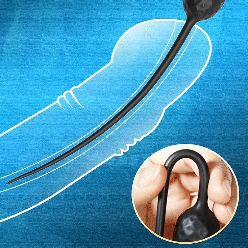 

10 Frequency Urethral Vibrator Catheter Penis Plug Sex Toy for Men Vibrating Urethral Plug Penis Insertion Urethra Sound Dilator