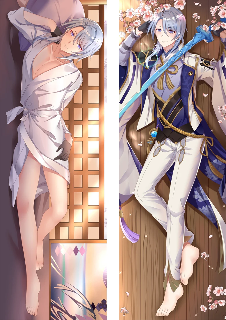 

Genshin Impact Kamisato Ayato Dakimakura body Pillowcase Cushion Case Cover