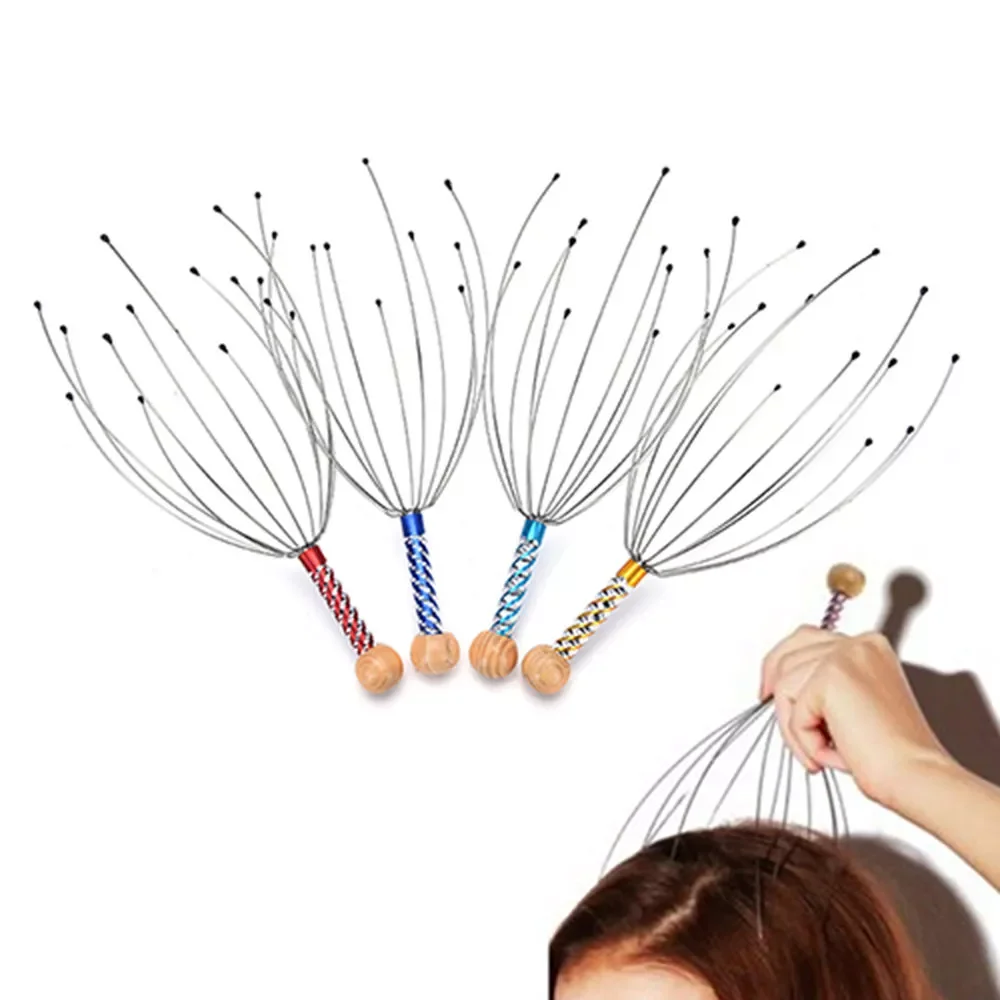 

1PC Head Massager Neck Massage Octopus Scalp Stress Relax Spa Wholesale