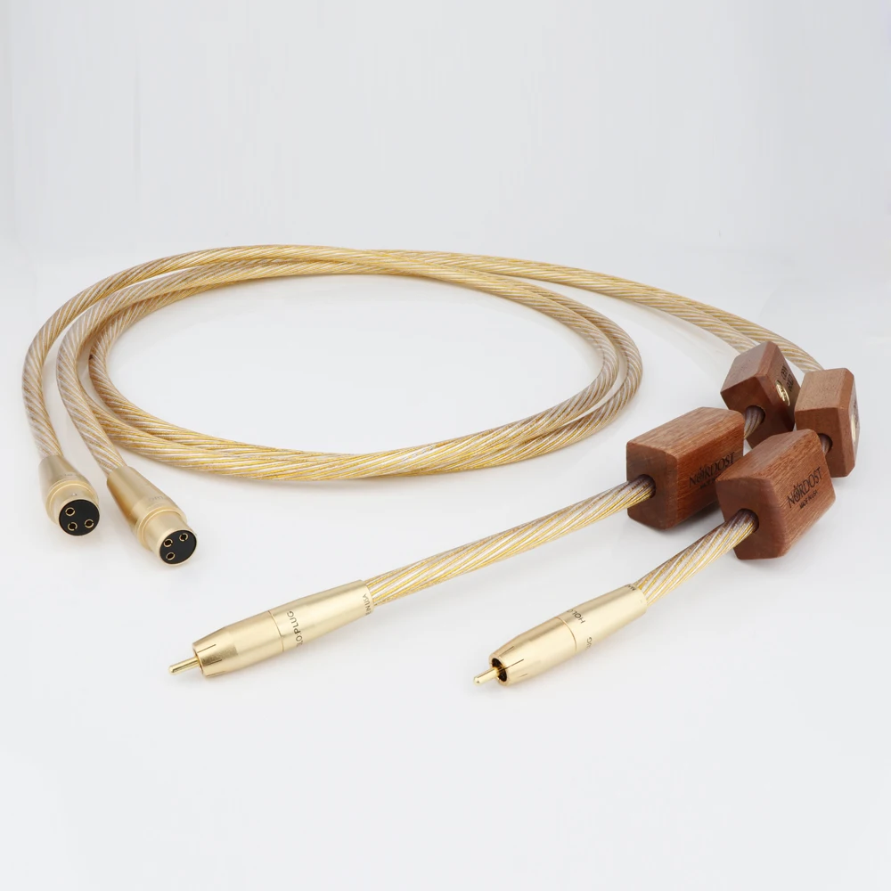 Кабель X417G Hifi XLR-RCA кабель Nordost ODIN 2 Gold 2RCA штекер-XLR гнездо аудиокабель XLR (штекер)-RCA
