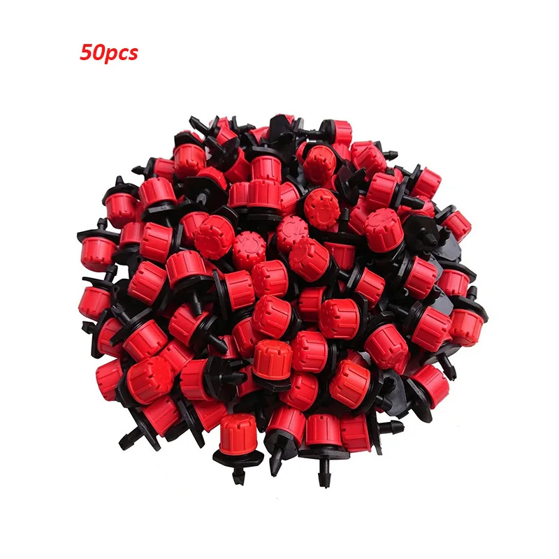 

Регулируемые капельные эмиттеры 1/4 дюйма из пластика