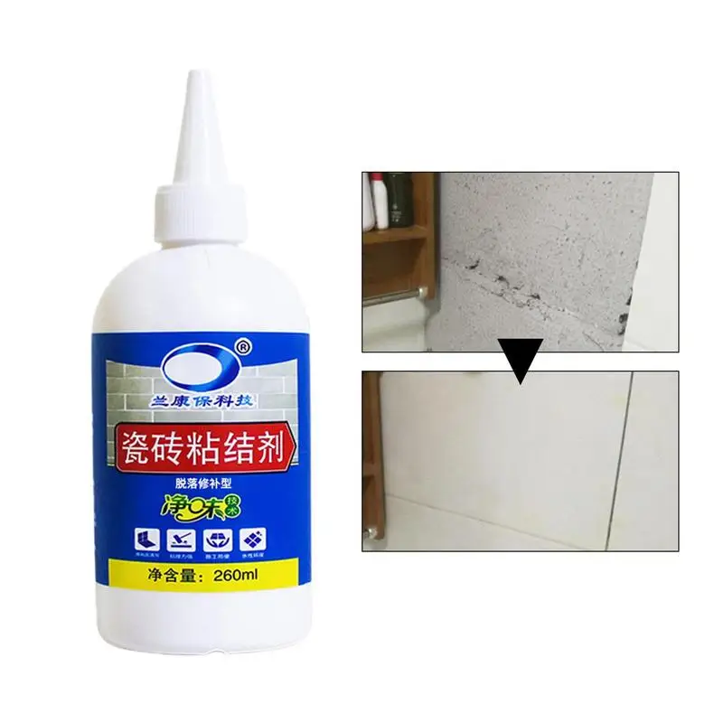 

Wall Tile Adhesive Strong Adhesion Paste For Porcelain Waterproof Tile Glue Multi-Function Glue For Porcelain Ceramic Tile