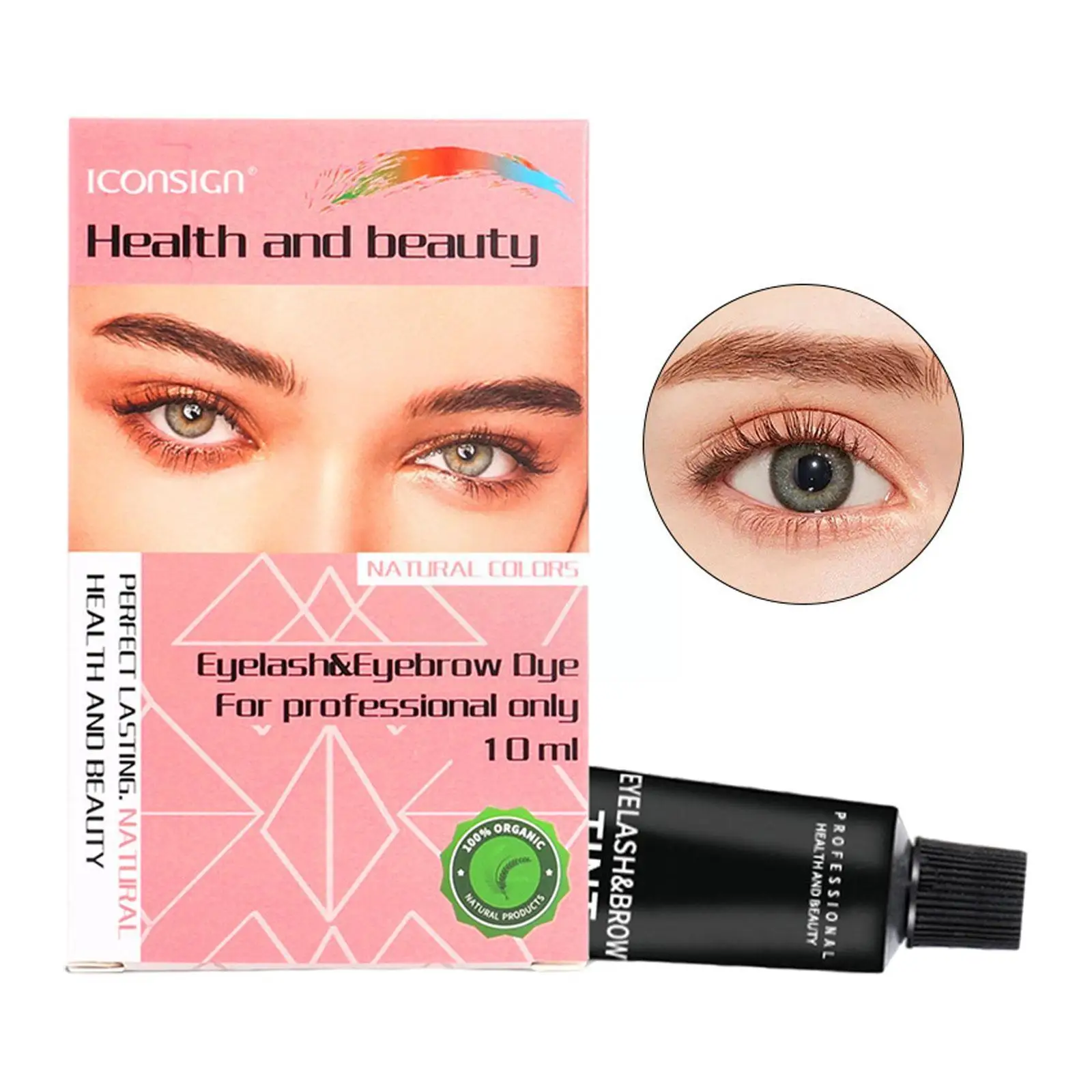 

1 Set Professional Series Eyelash Eyebrow Dye Gel 15-minute Eyelash Fast Brown Cream Tint Easy Black Kit Tint Dye Color P7M1