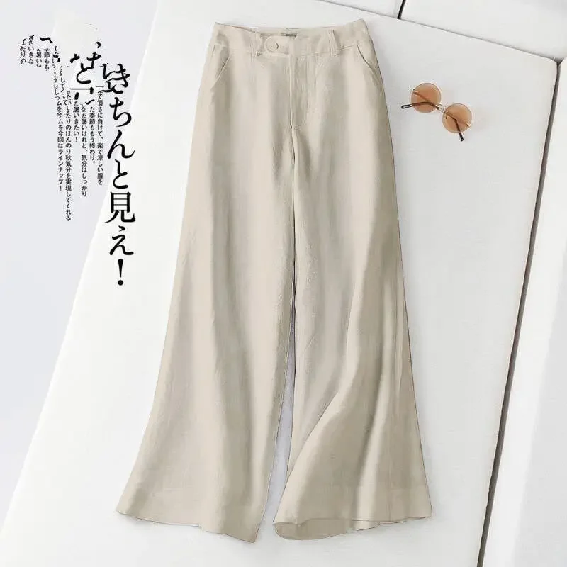 Рисунок 5 - Брюки женские хлопково-льняные с широкими штанинами