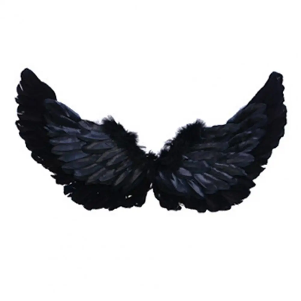 

Angel Wings Bright Color Angel Feather Wings Lightweight Costume Cosplay Photography Props with Elastic Straps Party Accessories
