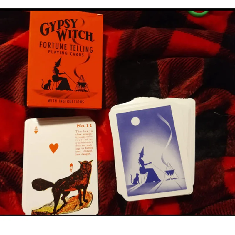 Цыганская ведьма карты удачи Lenormand колода Таро для начинающих карточная игра