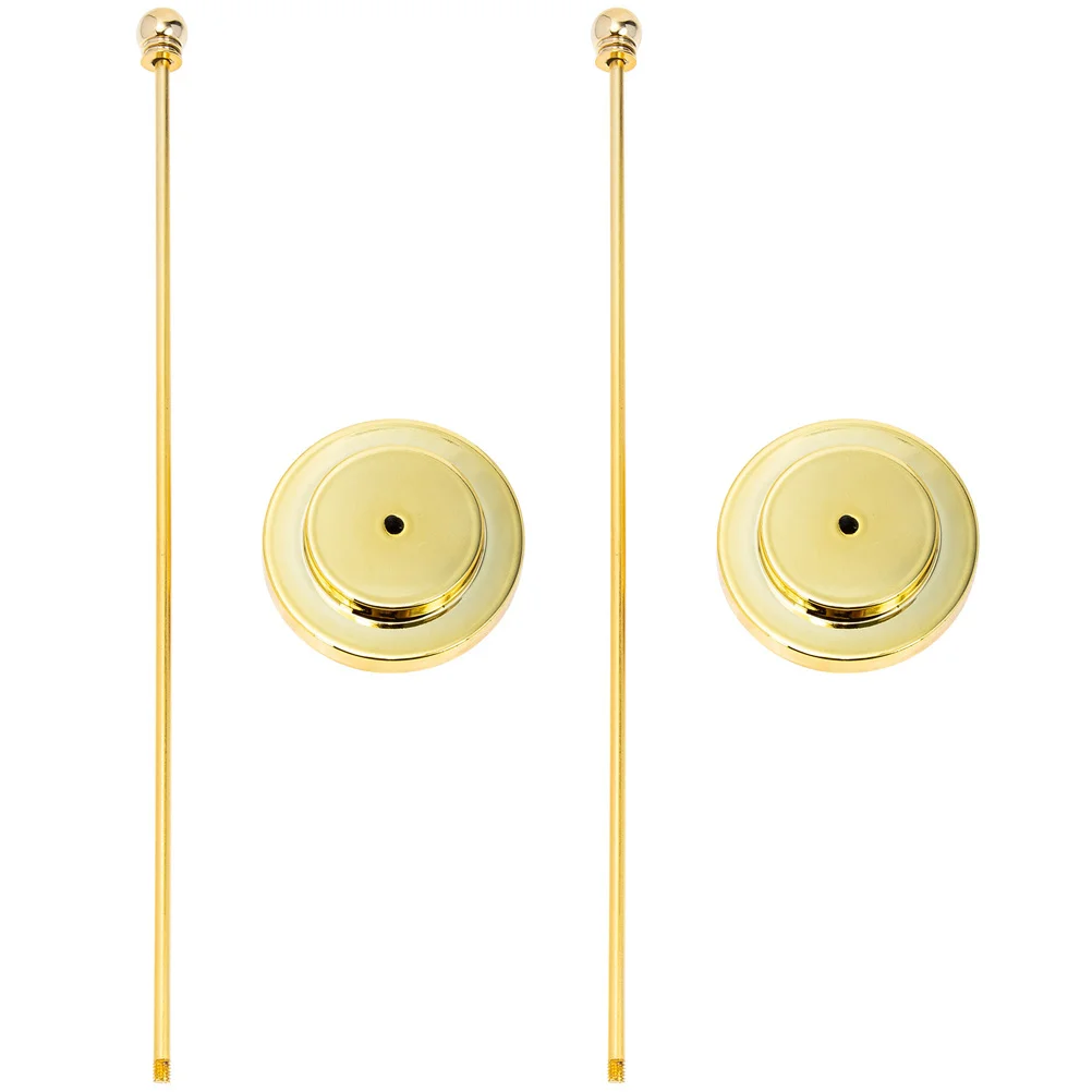 

2 Pcs Indoor Flag Pole Table Multipurpose Stand Universal Pedestal Plastic Household Base Advertising Office