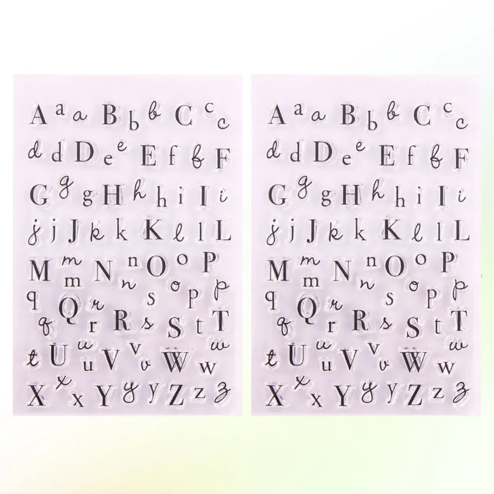 

Stamp Stamps Seal Tpr Transparent Clear Scrapbooking Journaling Embellishment Sticker Alphabet Scrapbook Crafts Letters Silicone
