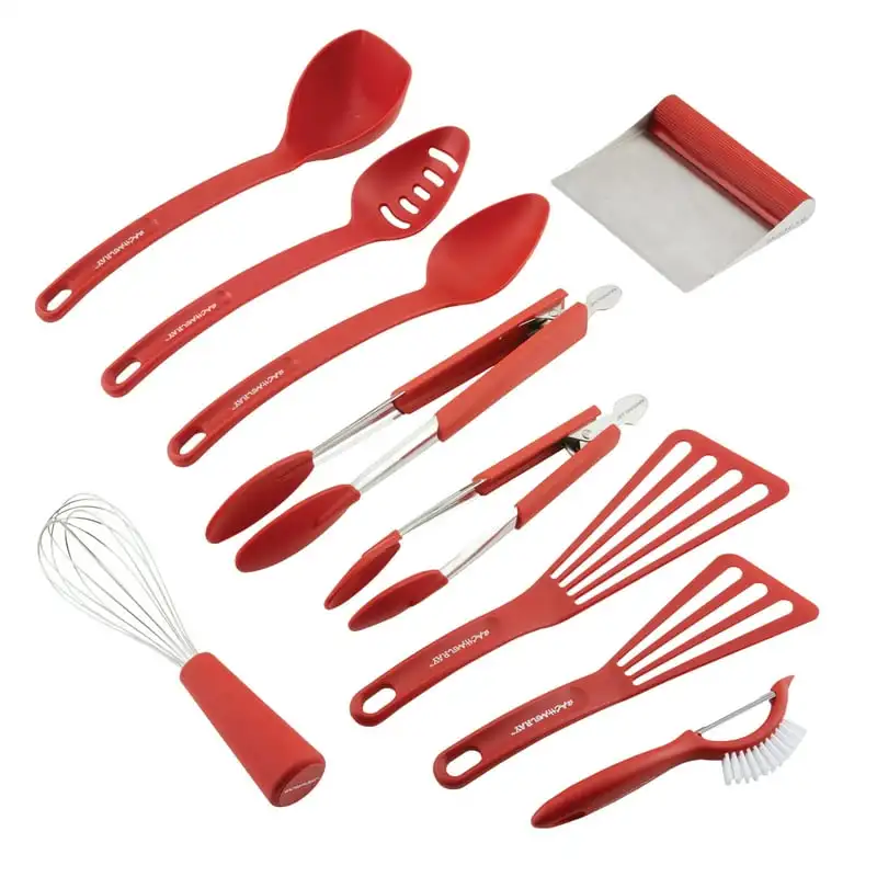 

Nonstick Tools Set, 10-Piece, Red