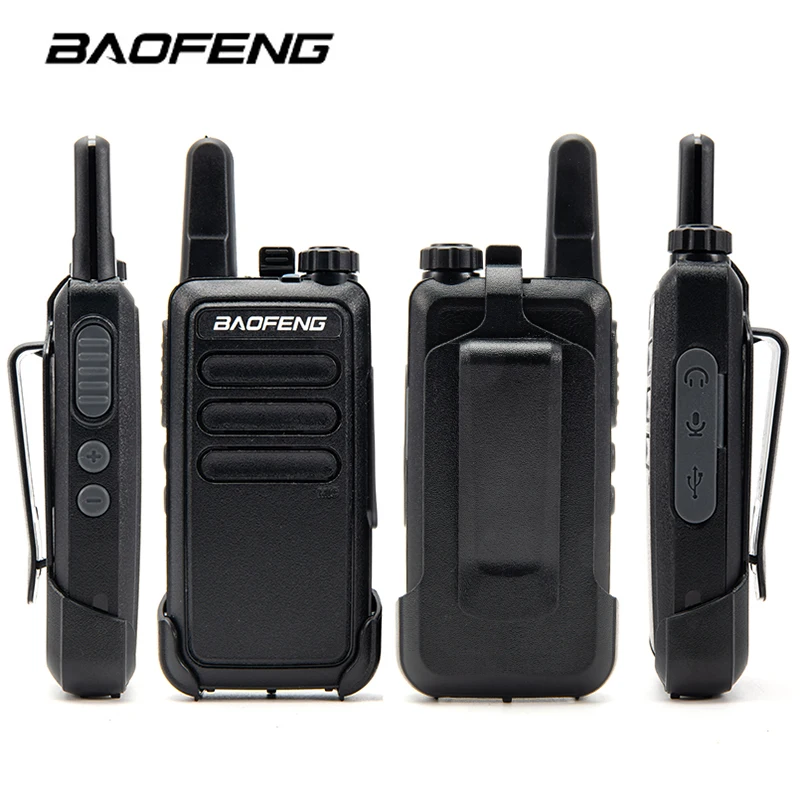 2pcs BF-R5 Baofeng Mini Walkie Talkie Fast Charger Portable Radio Set two way radio for Hunting Hiking Hotel Restaurant