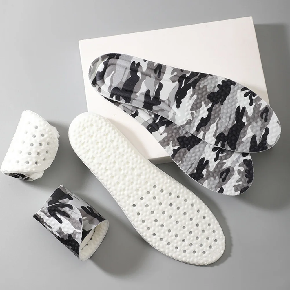 

1 Pair Memory Foam Sport Insoles For Shoes Sole Cushion Running Comfortable And Breathable Deodorization PU Soft Pad 2022