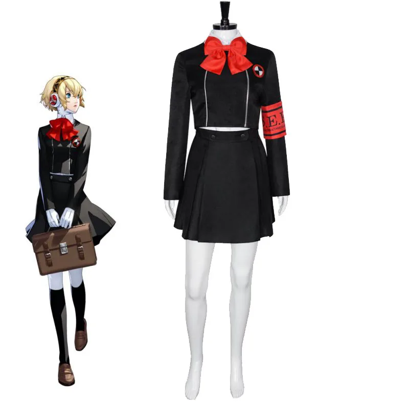 Юбка школьная Persona 3 для косплея эпизод Агис P3 костюм на Хэллоуин фото