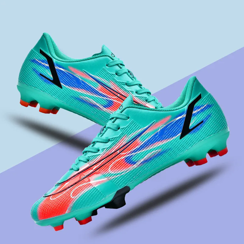 

Hot Sale Fashion Low Sneakers Futsal Men Women Professional Soccer Cleats Men Long Spikes Football Trainers Shoes Zapatos Futbol